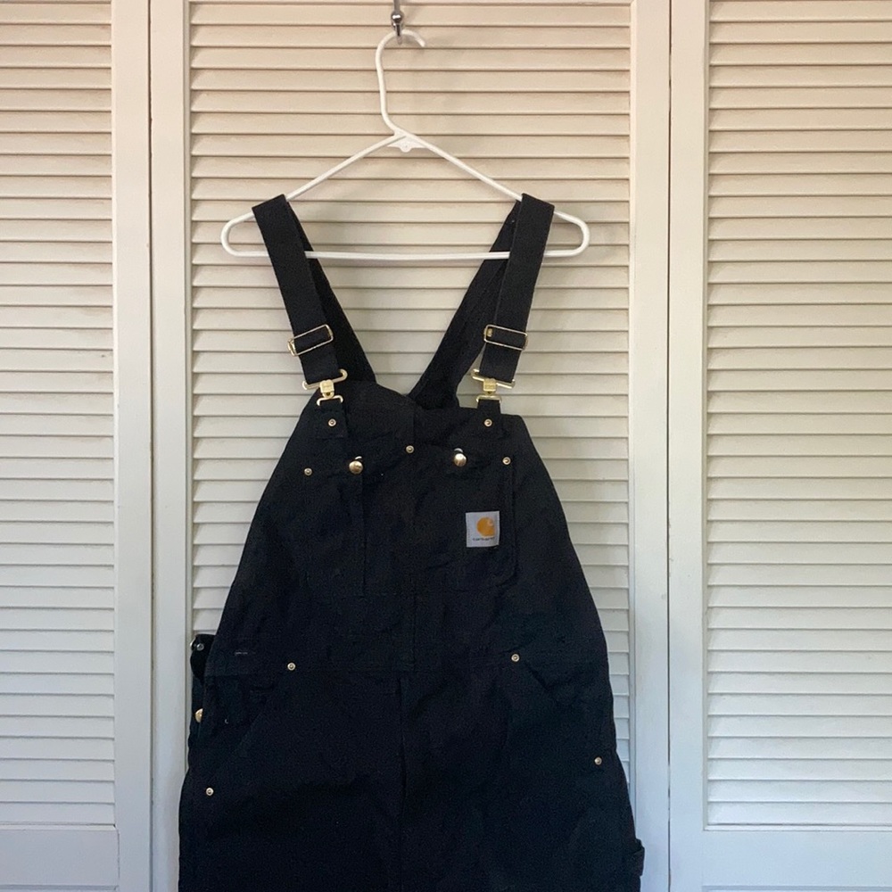 Men’s carhartt black coveralls